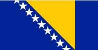 Bosnija ir Hercegovina Tautinė vėliava