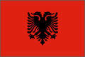 Албания национален флаг
