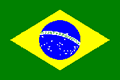 Brasilien nationale Fändel