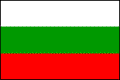 bulgarien National flagga