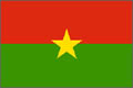 Burkina Faso bandera nacional