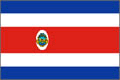 Costa Rica nationale Fändel