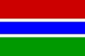 Gâmbia bandeira nacional