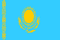 Kazakhstan baner genedlaethol