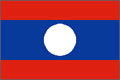 Laos nationalibus vexillum