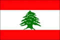 Libanon Národná vlajka