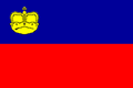 Liechtenstein bendera kebangsaan