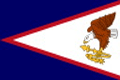 Amerikanischen Samoa-Inseln Nationalflagge