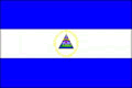Nicaragua nationale Fändel