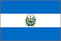 El Salvador nationale Fändel