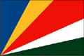 les Seychelles drapeau national