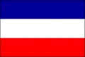Servje nasjonale flagge