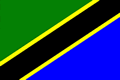 Tanzania nasjonal flagg