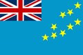 Tuvalu National flagga