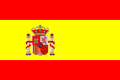 Spanien National flagga