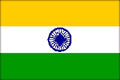 Indien nationale Fändel