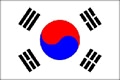 Zuid-Korea nationale vlag