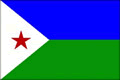 Dżibuti Flaga narodowa
