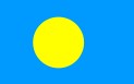 Палау Национальный флаг