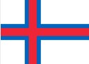Färöarna National flagga